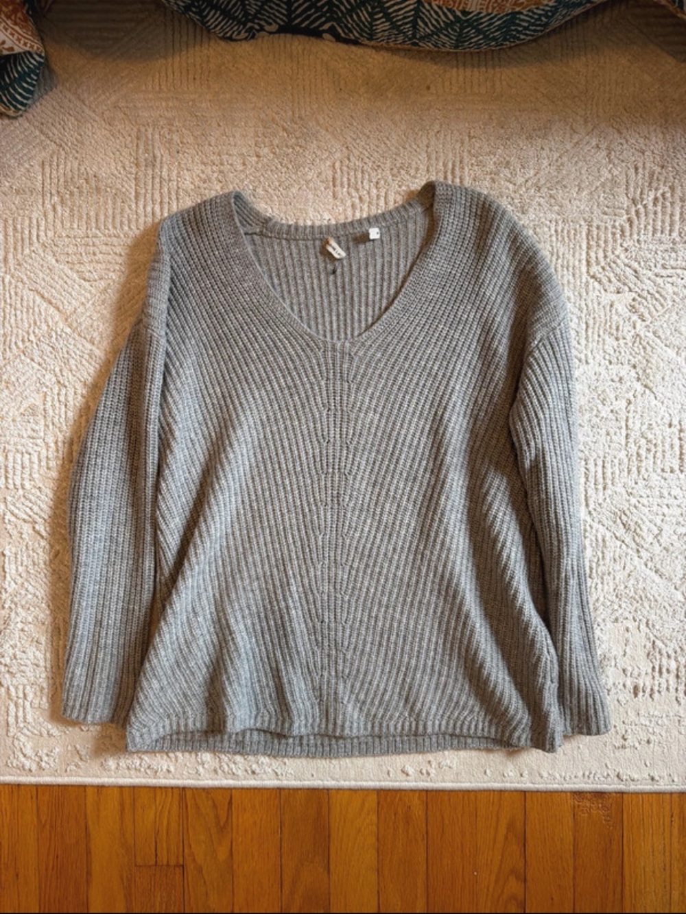 Marine Layer Elisa Pullover in Heather Grey Medium